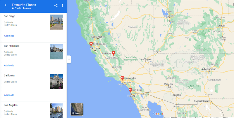 drop a multiple pins on google maps